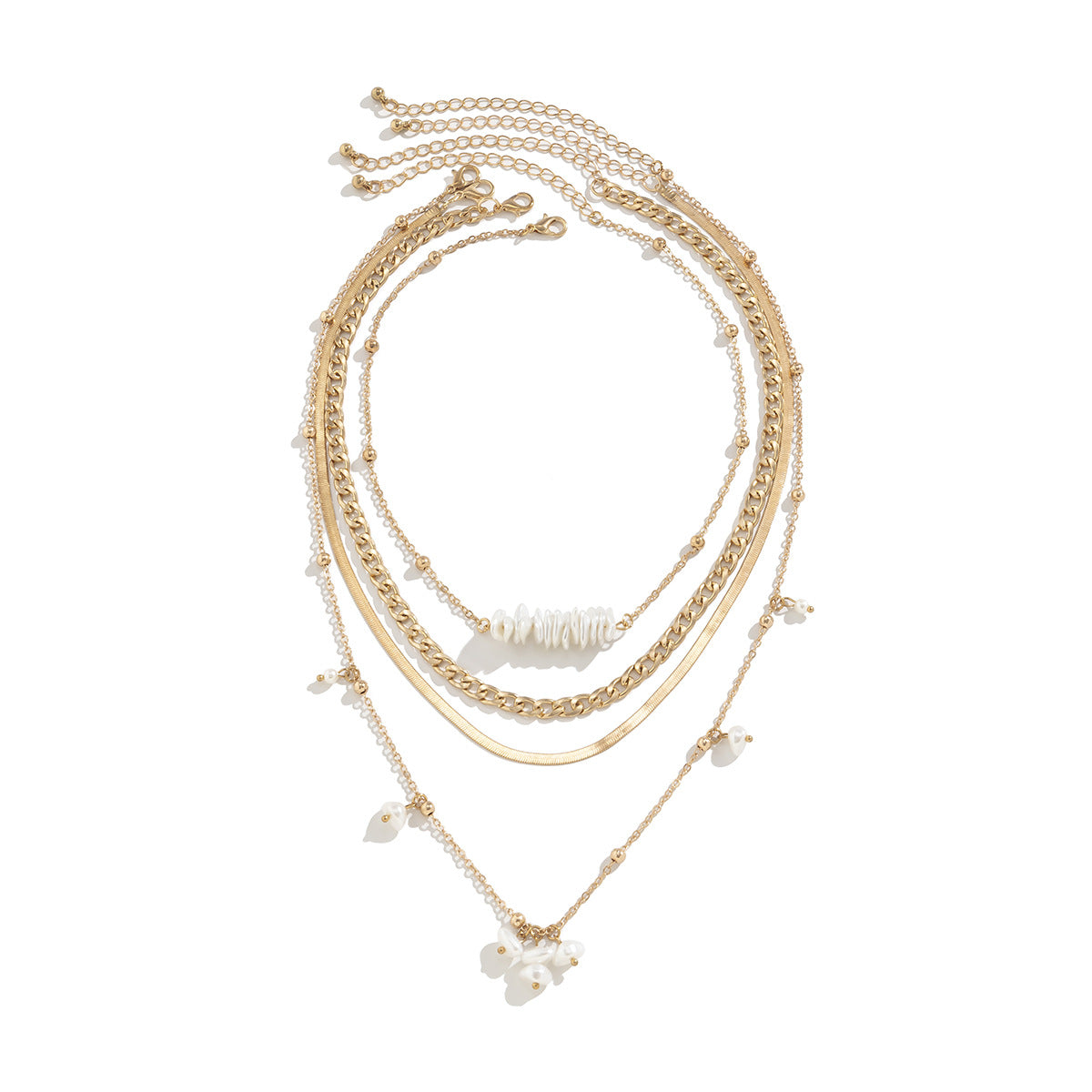 Pearl Multi Layer Necklace - Nandi London