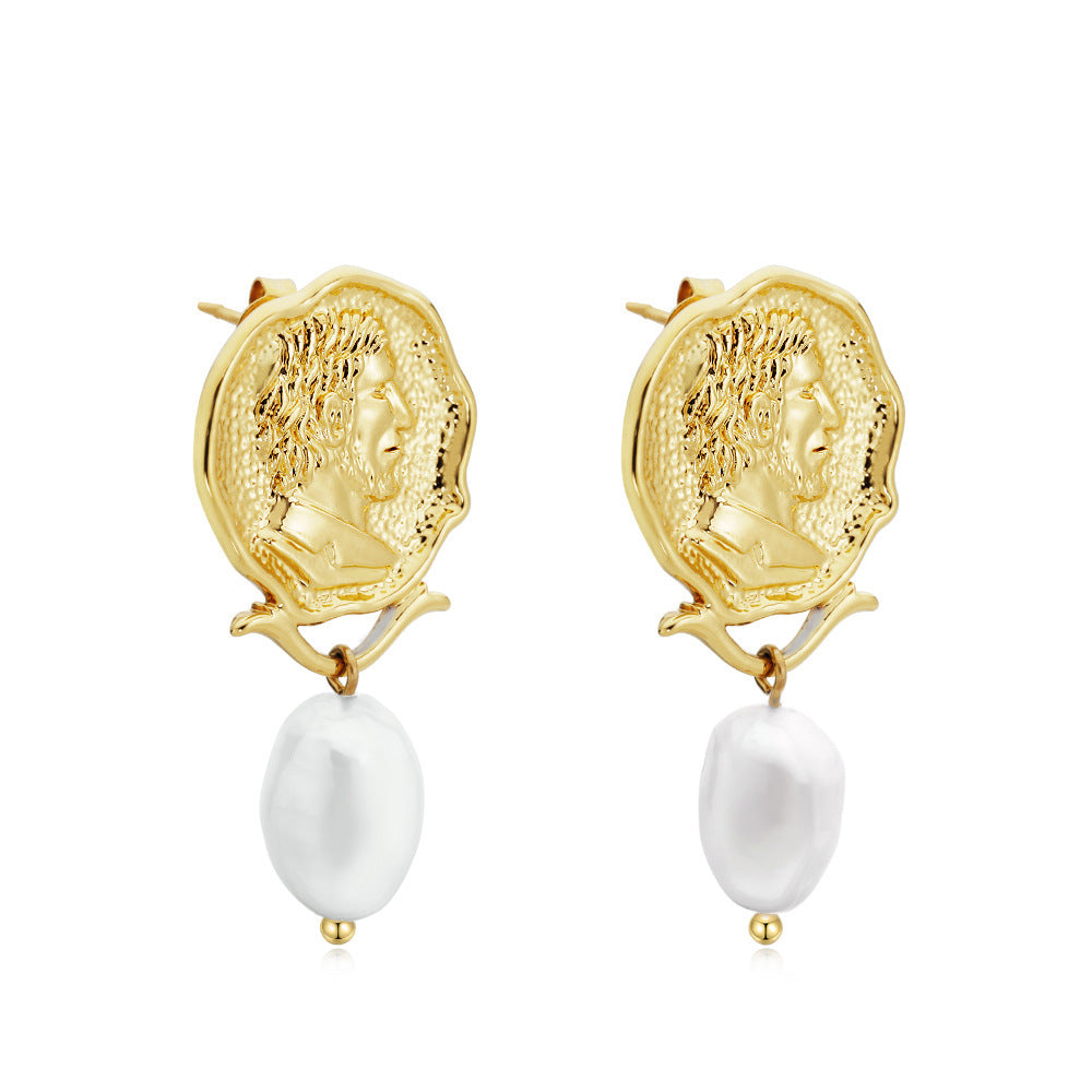 Pearl Drop Earrings - Nandi London