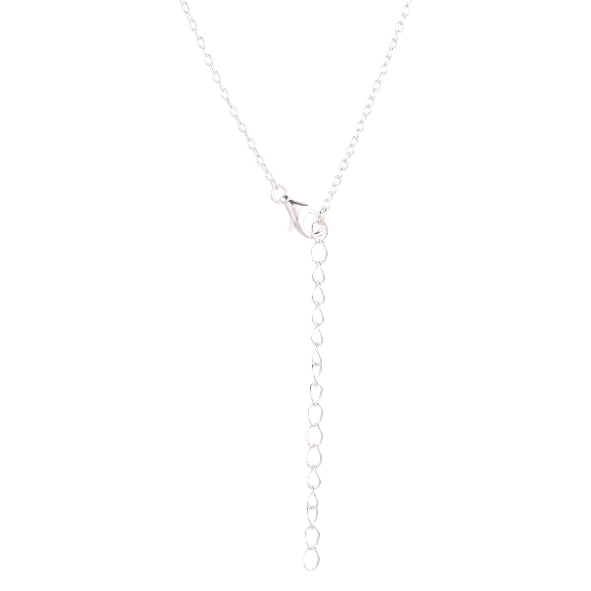 Eternity Love Heart Pave Necklace - Nandi London