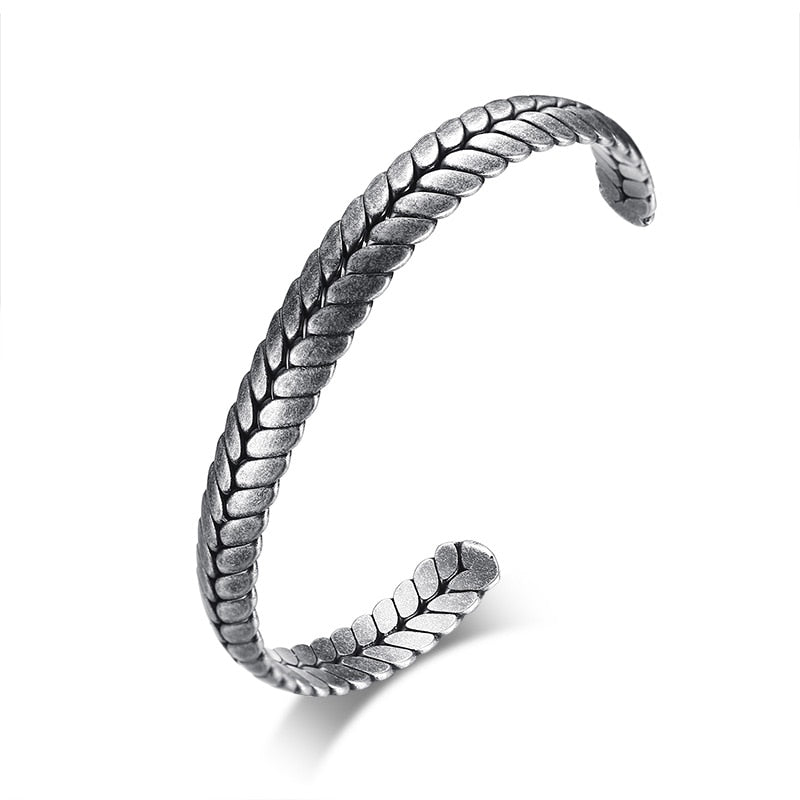 Wheat Design Cuff Bracelets - Nandi London