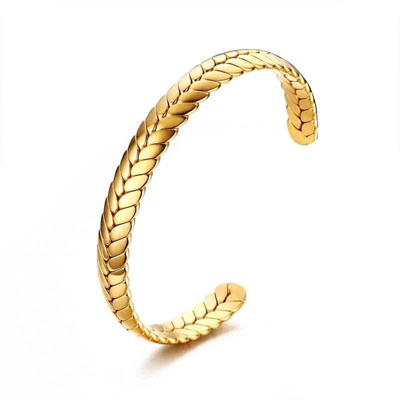 Wheat Design Cuff Bracelets - Nandi London