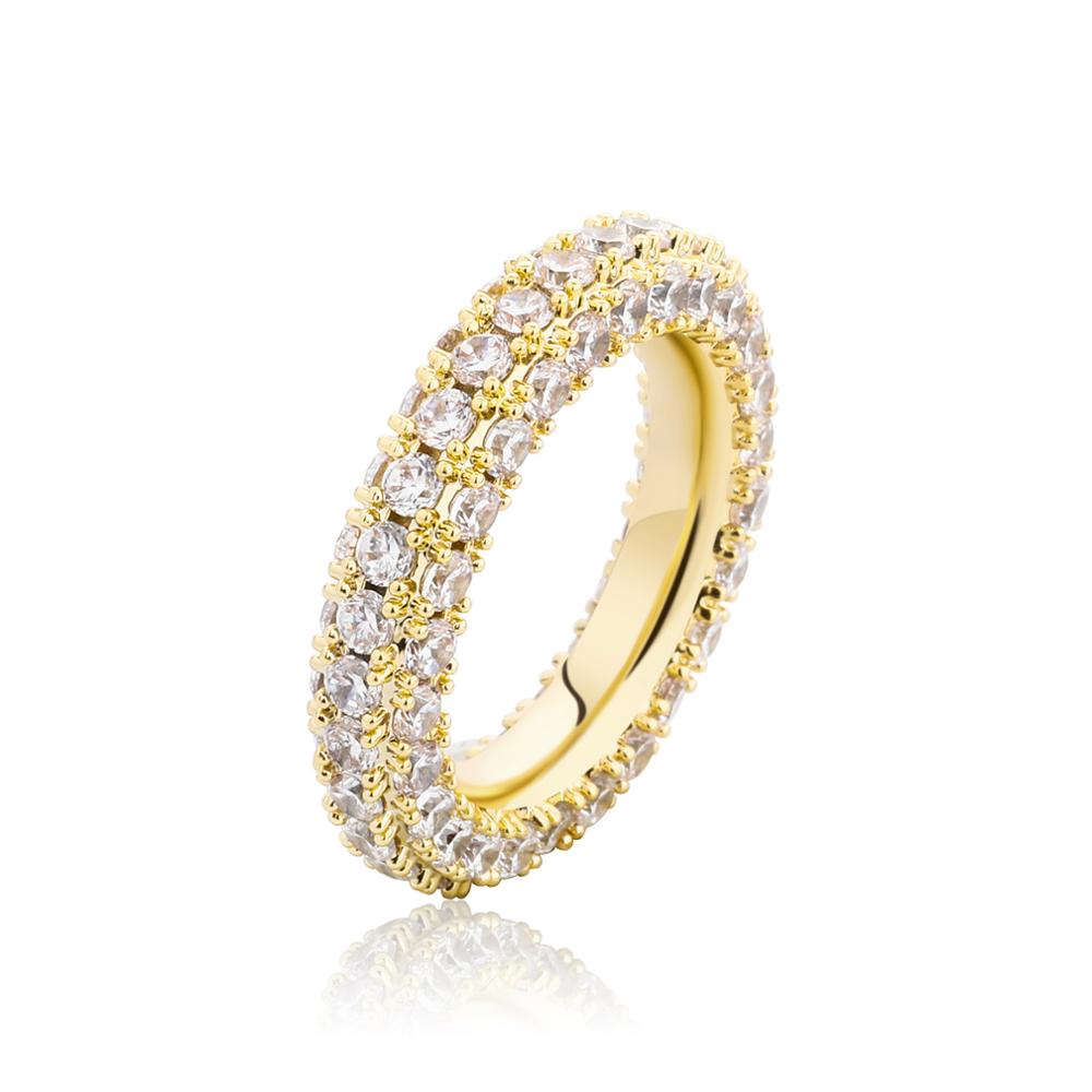 Eternity Gold Ring Bling - Nandi London