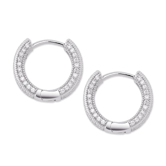 Halo Double Row Earring - Nandi London