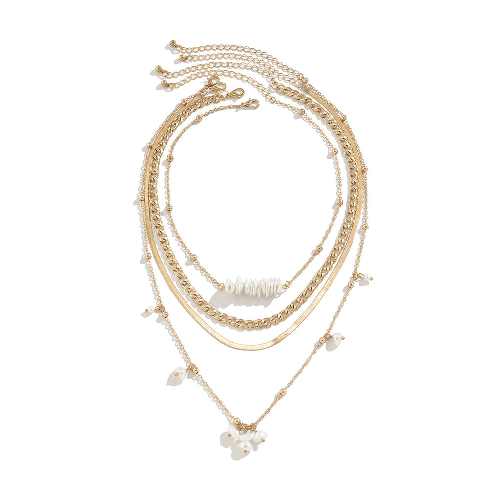 Pearl Multi Layer Necklace - Nandi London