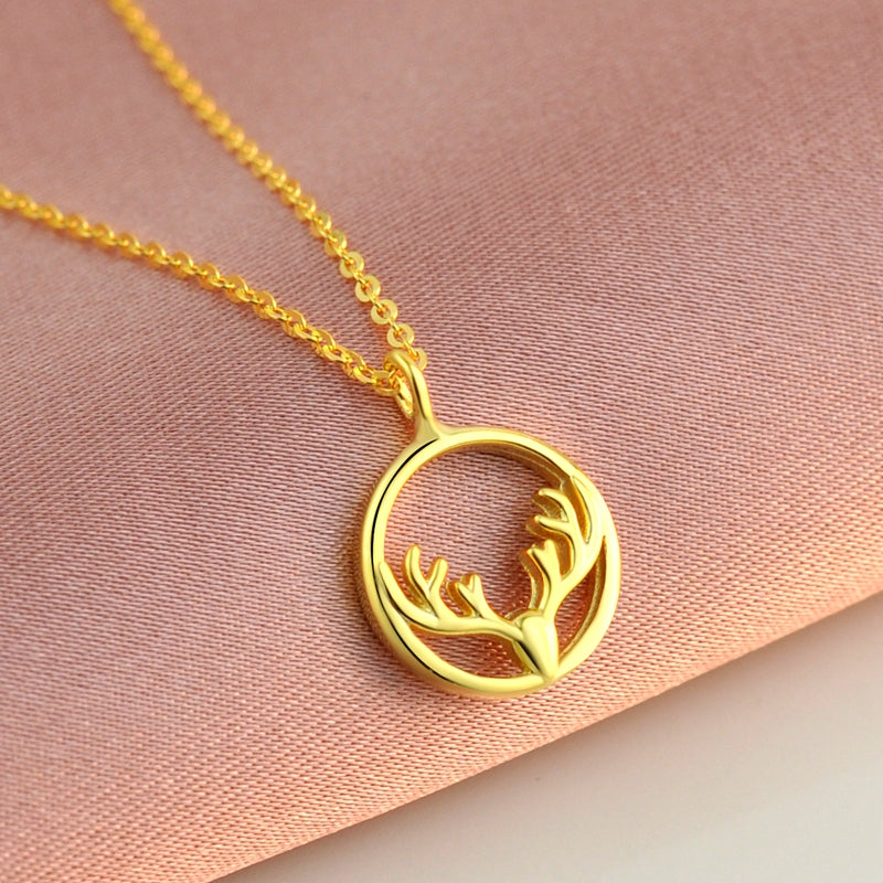 Sterling Silver Gold Plated Necklace - Nandi London